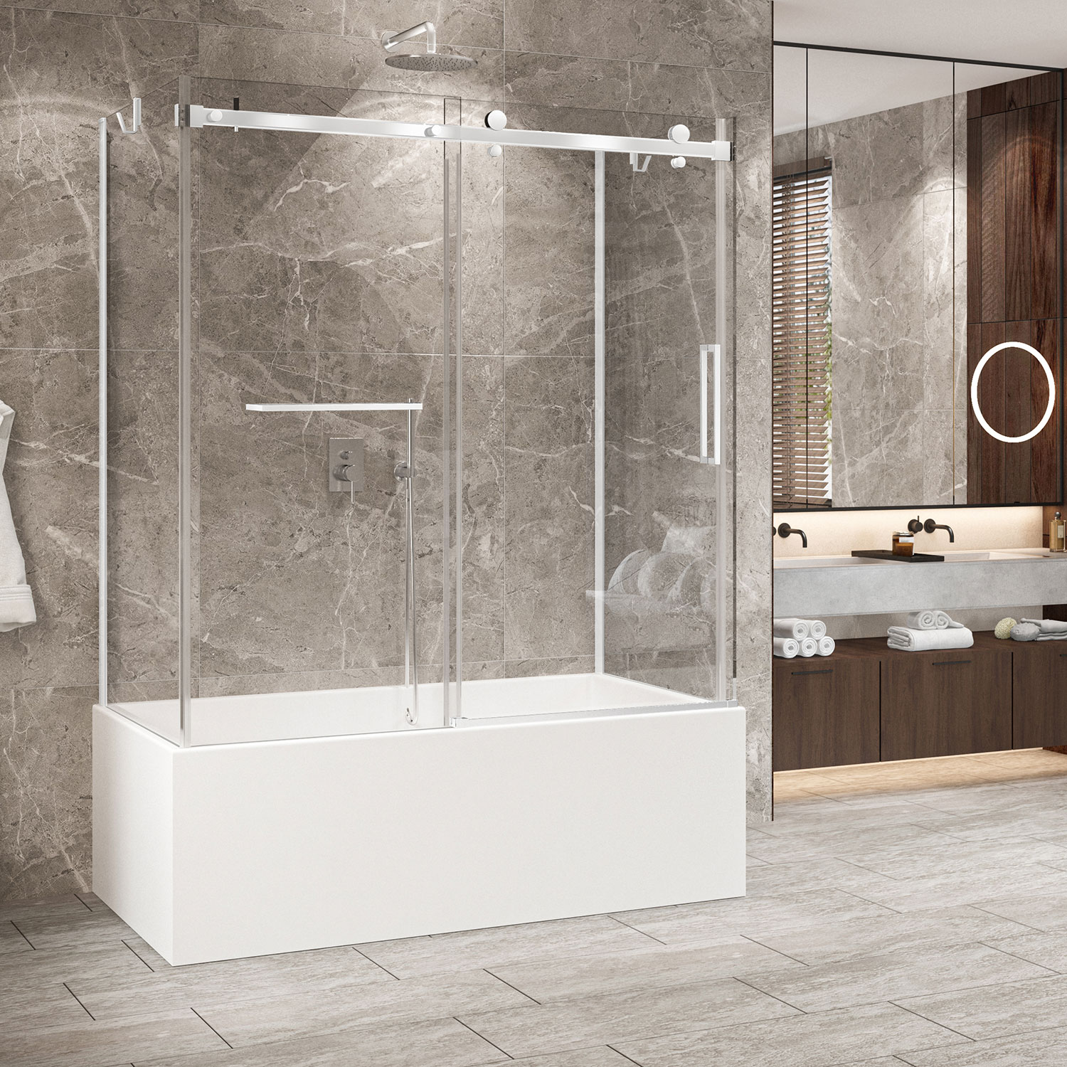Bathtub door 60